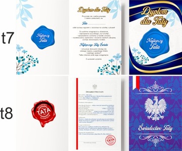 Prezent urodziny taty KARNET NA DZIEŃ OJCA MATKI mamy MAMA i TATA rodziców