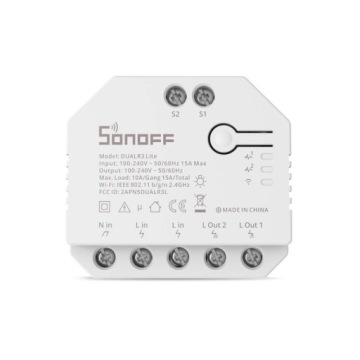 SONOFF DUAL R3 Lite Intelligent 2-Ch Wi-Fi контроллер рольставней