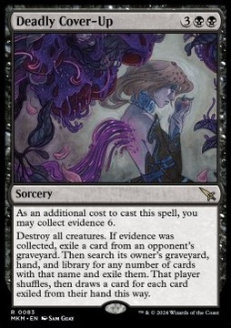 Deadly Cover-Up FOIL - Murders at Karlov Manor - MKM - MTG