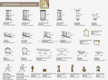 LEONARDO Итальянская коллекция мебели для гостиной и столовой.