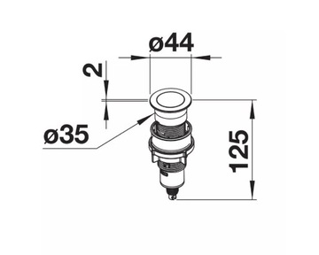 BLANCO PushControl – кнопка автоматической остановки