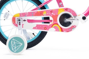 ДЕТСКИЙ ВЕЛОСИПЕД 16 ДЮЙМОВ ДЛЯ ДЕВОЧКИ РОЗОВАЯ ДОЛЛИ