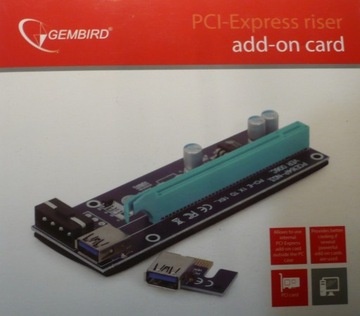 Карта Riser 006C Gembird USB 3.0 PCI-Express