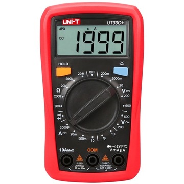 Измеритель тока MULTIMETER TEMPERATURE UNI-T большой ЖК-дисплей