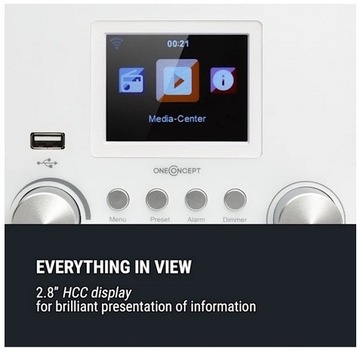 ИНТЕРНЕТ-РАДИО WIFI BLUETOOTH ЖК-ПУЛЬТ ПУЛЬТА