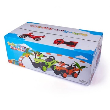 JEŹDZIK QUAD DLA DZIEWCZYNKI JEŹDZIDEŁKO AUTKO PCHACZ LED DŹWIĘKI KLAKSON