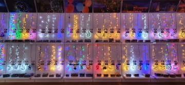 LAMPKI CHOINKOWE SOPLE 100 LED NA CHOINKĘ CHOINKA GIRLANDA 8,4M