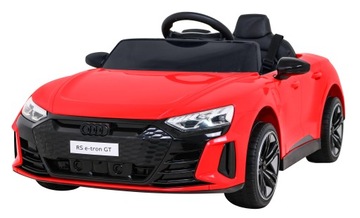 Audi RS E-Tron GT na akumulator Czerwony + Pilot Napęd 4x4 Radio MP3 LED