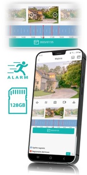 ВРАЩАЮЩАЯСЯ НАРУЖНАЯ КАМЕРА 5 МП IP WiFi ULTRA HD 4xZOOM 5 МП ОБНАРУЖЕНИЕ