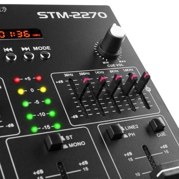 Vonyx STM2270 SD USB MP3 BT DJ-микшер