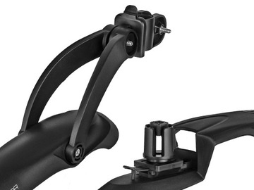 ВЕЛОСИПЕДНЫЕ КРЫЛЬЯ SIMPLA GP SDE, ЧЕРНЫЙ КОМПЛЕКТ ПЕРЕДНИЕ + ЗАДНИЕ 26-29 ДЮЙМОВ