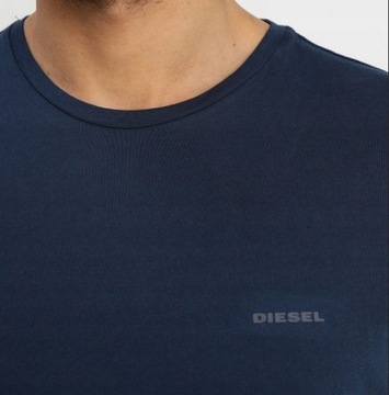 DIESEL Navy O-neck T-shirt Logo _ XL