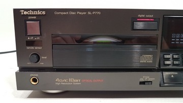 TECHNICS SL-P770 CD-ПЛЕЕР / БЫСТРО / ЦИФРОВАЯ ОПТИКА И КОАКСИАЛЬНЫЙ КОАКСИАЛ. / АУДИОШОК