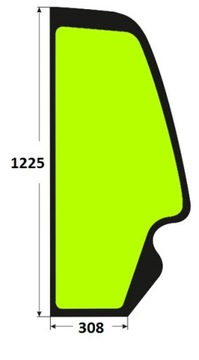 Szyba boczna lewa JCB 528-70, 530-120, 530-70 ...
