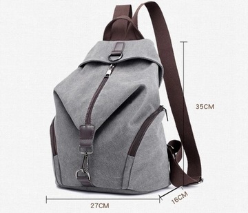 МОДНЫЙ РЮКЗАК КАНВАС В НОВОМ СТИЛЕ КАНВАС