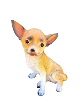 FIGURKA OGRODOWA - ( CZIŁAŁA ) SIEDZĄCY Chihuahua
