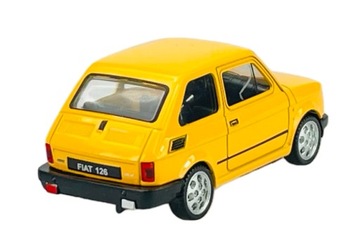 WELLY FIAT 126p MALUCH YELLOW 1:43 LEGENDS OF PRL НОВАЯ МЕТАЛЛ МОДЕЛЬ