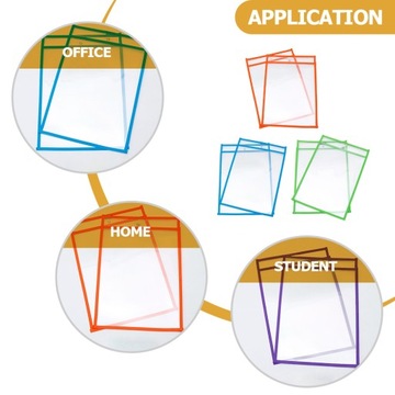 Стираемые чехлы для канцелярских товаров, 6 шт.