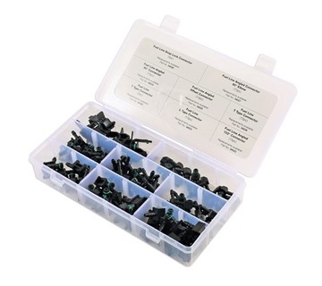 СОЕДИНИТЕЛИ ДЛЯ ТОПЛИВОПРОВОДА КОМПЛЕКТ 85 шт.