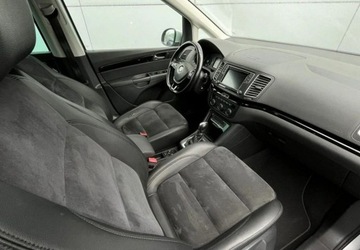Volkswagen Sharan II Van Facelifting 2.0 TDI SCR 150KM 2017 Volkswagen Sharan 7 miejsc Automat Parktronic Alcantara Tempomat Grza, zdjęcie 18