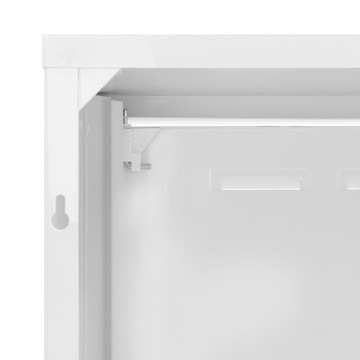 SZAFKA GAZOWA SKRZYNKA 40x40x25 BIAŁA BEZ PLECÓW