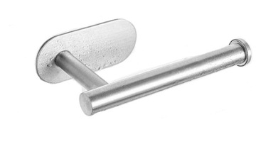 ДЕРЖАТЕЛЬ ДЛЯ ТУАЛЕТНОЙ БУМАГИ САМОКЛЕЯЩИЙСЯ, ХРОМ