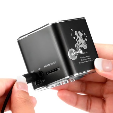 БЕСПРОВОДНАЯ ПОРТАТИВНАЯ ДИНАМИКА МИНИ-КУХНЯ РАДИО FM LED