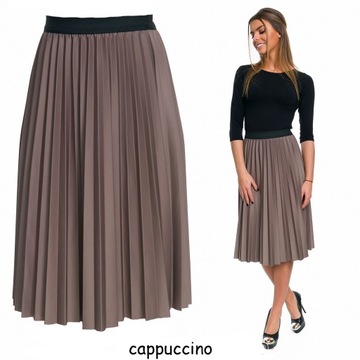 111__ПЛИССИРОВАННАЯ ЮБКА МИДИ НА РЕЗИНКЕ, ЦВЕТА