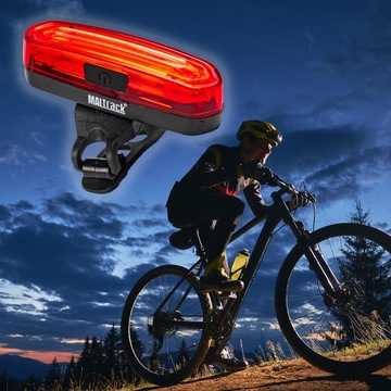 ЗАДНИЙ ВЕЛОСИПЕДНЫЙ ФОНАР СВЕТОДИОДНЫЙ USB-КАБЕЛЬ 120 лм АККУМУЛЯТОР 650 ВРАЩЕНИЕ НА 360 ГРАДУСОВ