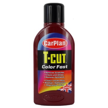 Воск-паста для окраски автомобильной краски Темно-красный 500мл Глянец