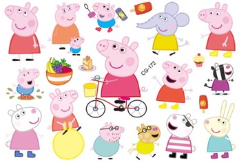 Tatuaże zmywalne dla dzieci ŚWINKA PEPPA CG172