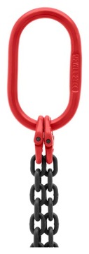 Строп цепной транспортировочный двухветвевой с крюками 2 х 1 м 1600 кг