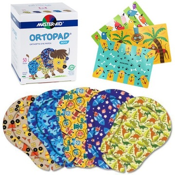 ORTOPAD Boy MEDIUM x 50 Plastry + ściereczka