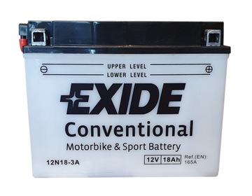 Akumulator Exide 12N18-3A 12V 18Ah 165A