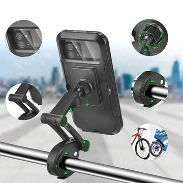 ПРОЧНЫЙ ВОДОНЕПРОНИЦАЕМЫЙ ДЕРЖАТЕЛЬ ДЛЯ ВЕЛОСИПЕДА И МОТОЦИКЛА ДЛЯ ЧЕХОЛА ДЛЯ ТЕЛЕФОНА TRIPOD TOUCH