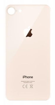 Klapka Plecki Tył iPhone 8 złoty Duże oczko