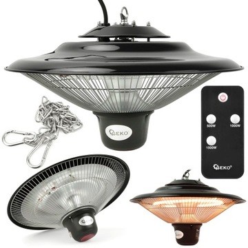 Lampa – promiennik na podczerwień z pilotem 1500W