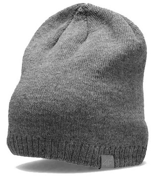 4F Czapka Zimowa Męska Beanie Ciepła