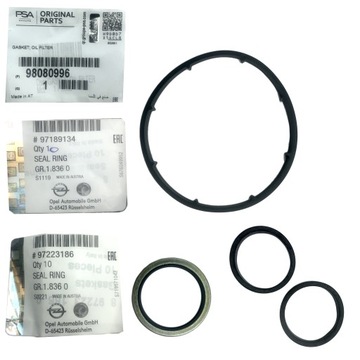 USZCZELKI CHŁODNICY OLEJU ASTRA COMBO CORSA 1.7