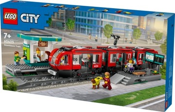 LEGO City 60423 Tramwaj miejski ze stacją