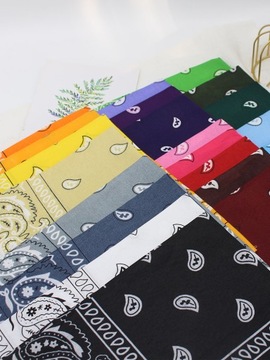CHUSTKA BANDAMKA CHUSTA BANDANA APASZKA RÓŻOWY
