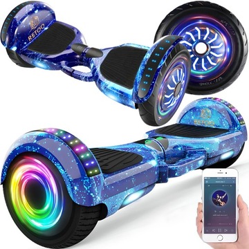 HOVERBOARD DESKOROLKA ELEKTRYCZNA LED DESKA 6,5`