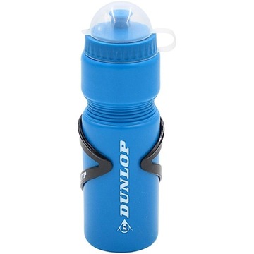 Dunlop Bicycle Water Bottle с корзиной и винтами 750 мл синего набора 2 ПК