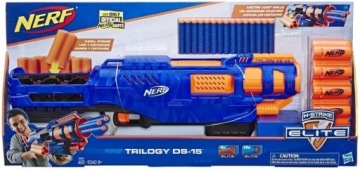 Игрушечный бластер Nerf N-Strike Elite с 15 дротиками, разноцветный