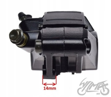 КОМПЛЕКТ ЗАДНЕГО ТОРМОЗНОГО СУППОРТА, ЧЕРНЫЙ