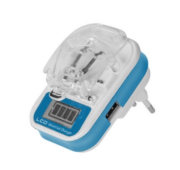 Ładowarka uniwersalna do baterii z LCD + USB