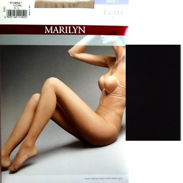 Marilyn Riviera 7 R3 black rajstopy efekt Make up