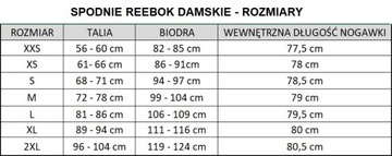 Spodnie Damskie Reebok CF8593 EL LEGGING Czarne S