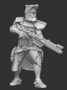 Модель Star Corps Commander подходит для игры Star Wars Legion.