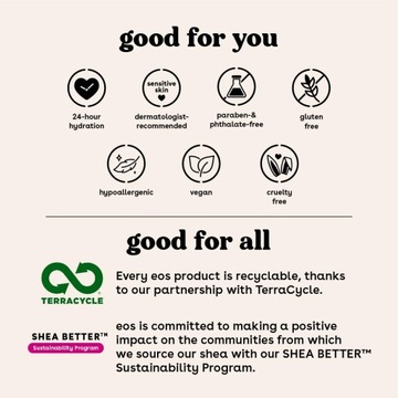 Eos 24 Увлажняющий лосьон для тела с ванилью и кашемиром 473 мл